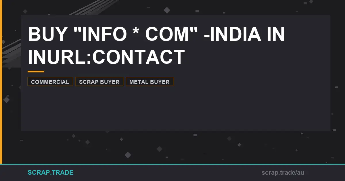 buy-info-com-india-in-inurlcontact - Scrap Trade