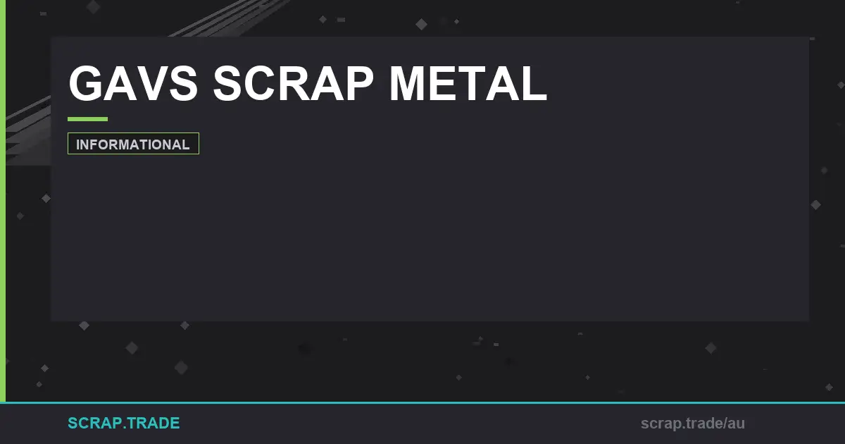 gavs-scrap-metal-grades-recycling-environmental-impact - Scrap Trade