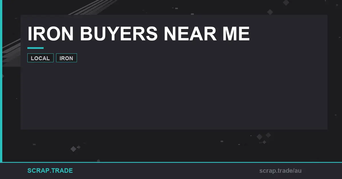 iron-buyers-near-me - Scrap Trade