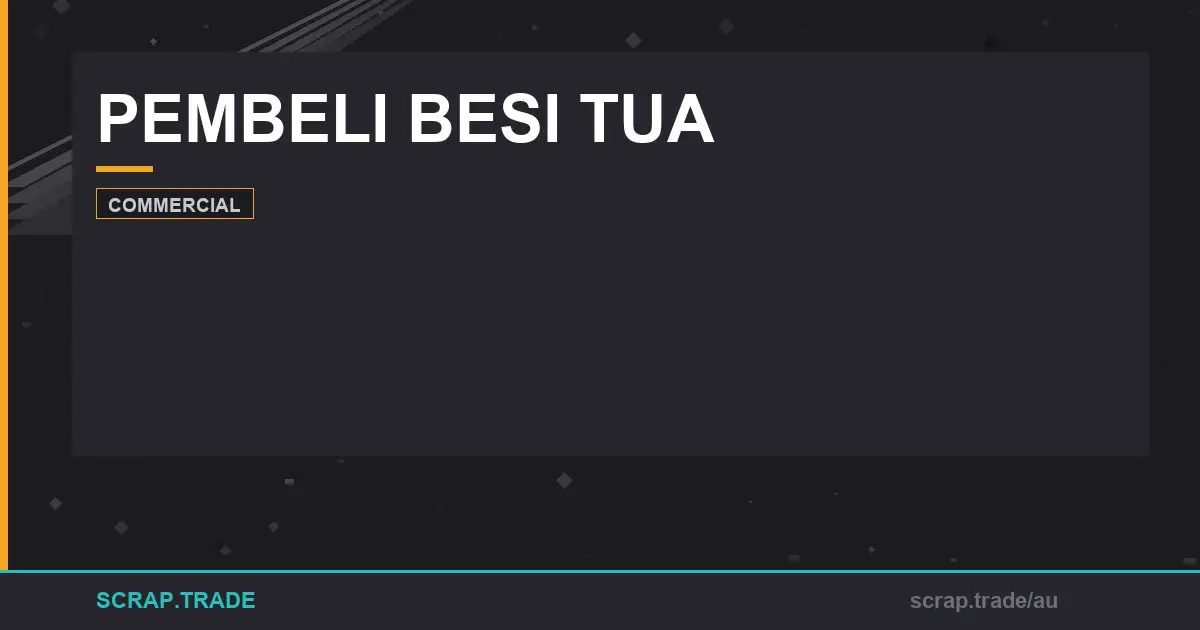 pembeli-besi-tua - Scrap Trade