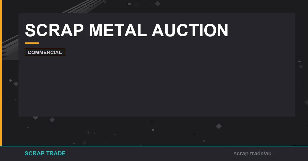 scrap-metal-auction-grades-recycling-process - Scrap Trade