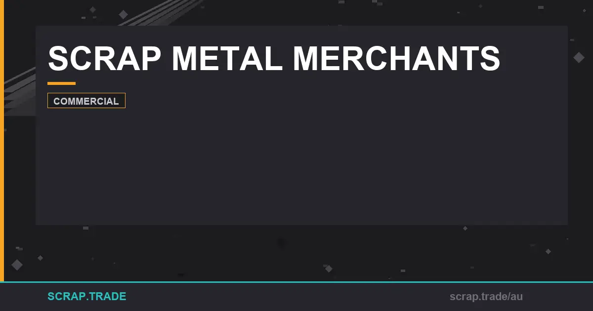 scrap-metal-merchants - Scrap Trade