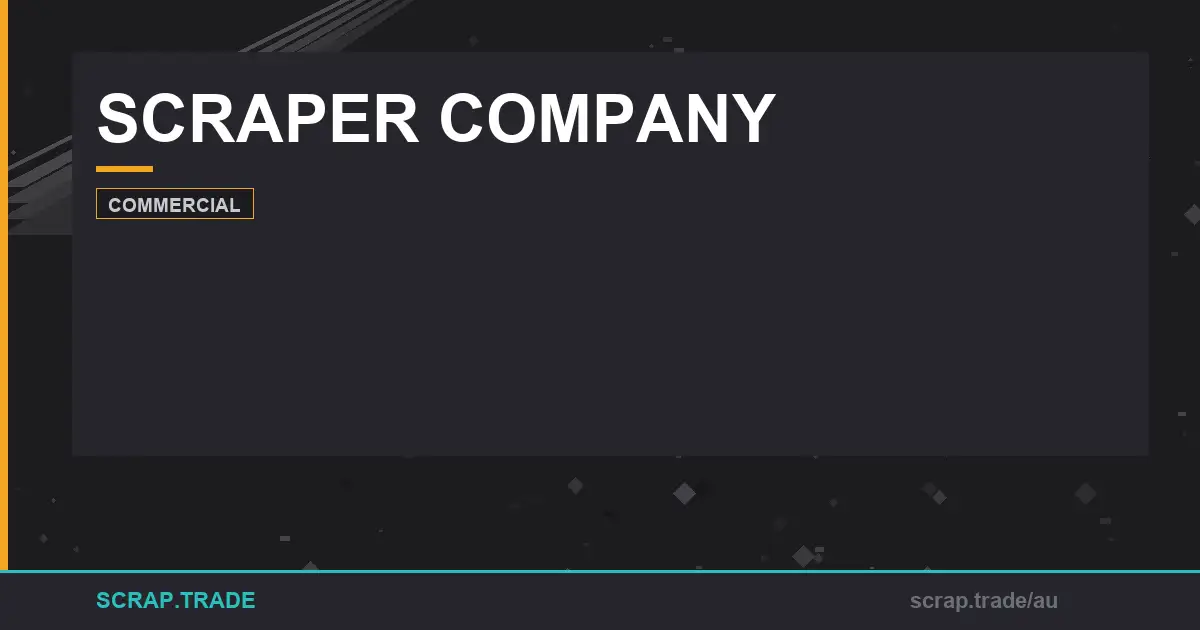 scraper-company - Scrap Trade
