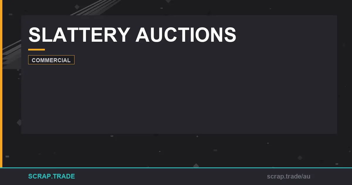 slattery-auctions - Scrap Trade