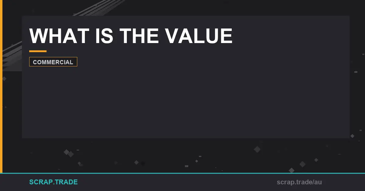 what-is-the-value-of-scrap-metal-in-australia - Scrap Trade