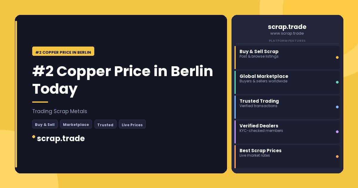 #2 Copper Price in Berlin - #2 Copper Price in Berlin