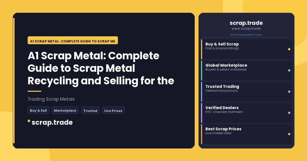 A1 Scrap Metal: Complete Guide to Scrap Metal Recycling and Selling for the Best - A1 Scrap Metal: Complete Guide to Scrap Me
