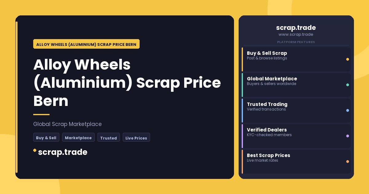 Alloy Wheels (Aluminium) Scrap Price Bern - Alloy Wheels (Aluminium) Scrap Price Bern