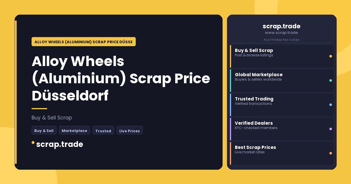 Alloy Wheels (Aluminium) Scrap Price Düsseldorf - Alloy Wheels (Aluminium) Scrap Price Düsseldorf