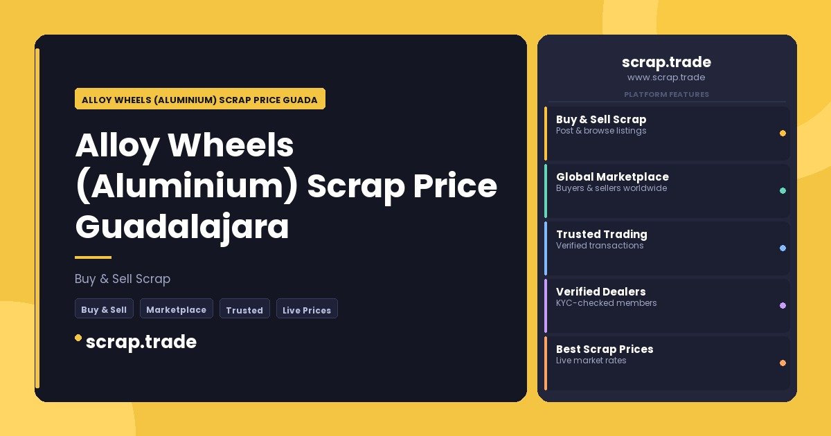 Alloy Wheels (Aluminium) Scrap Price Guadalajara - Alloy Wheels (Aluminium) Scrap Price Guadalajara