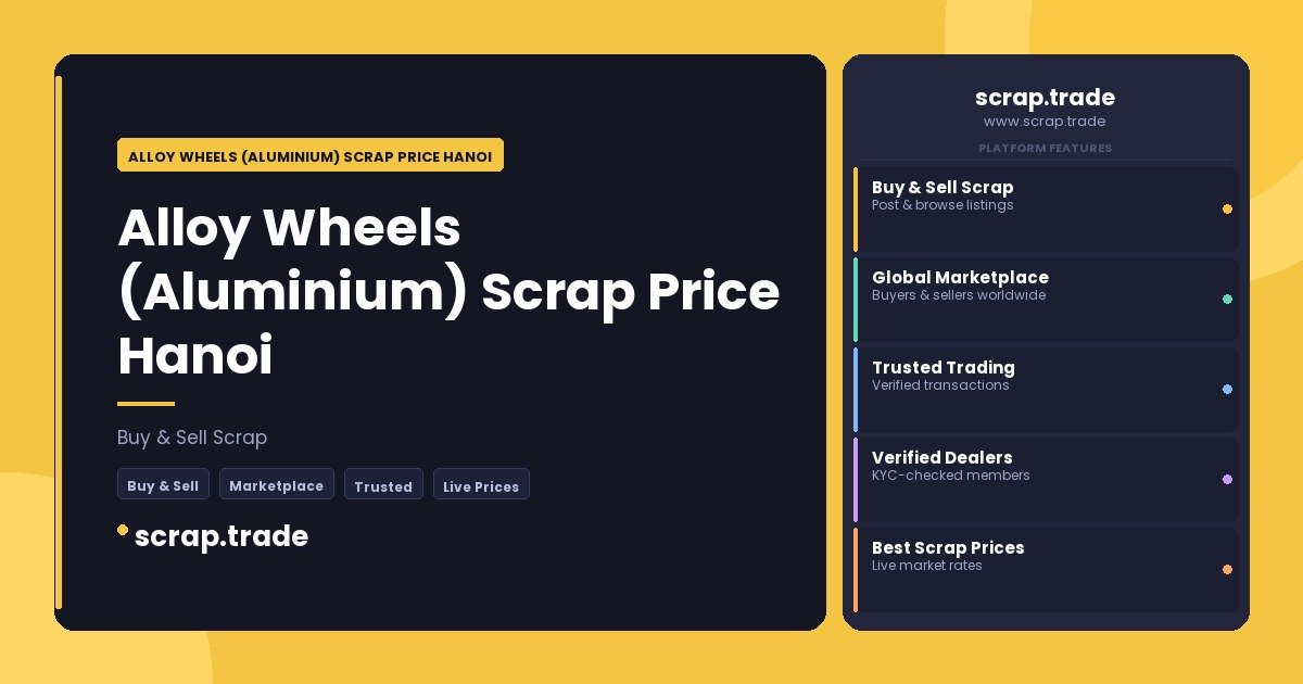 Alloy Wheels (Aluminium) Scrap Price Hanoi - Alloy Wheels (Aluminium) Scrap Price Hanoi
