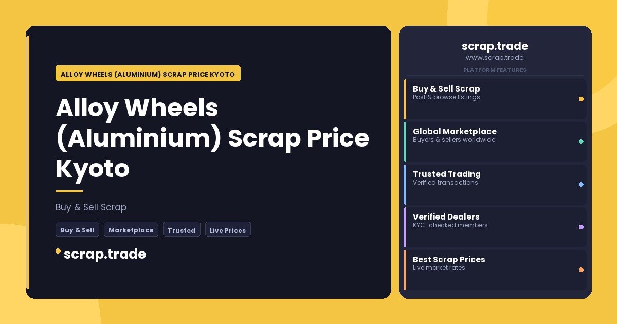 Alloy Wheels (Aluminium) Scrap Price Kyoto - Alloy Wheels (Aluminium) Scrap Price Kyoto