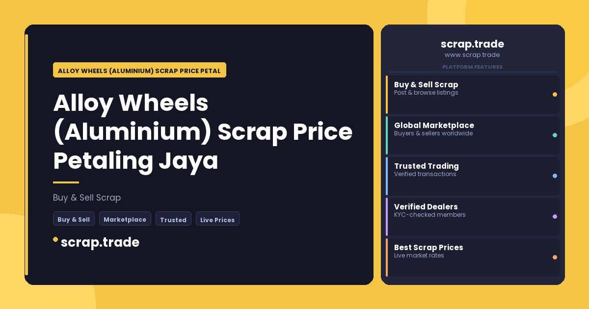Alloy Wheels (Aluminium) Scrap Price Petaling Jaya - Alloy Wheels (Aluminium) Scrap Price Petaling Jaya