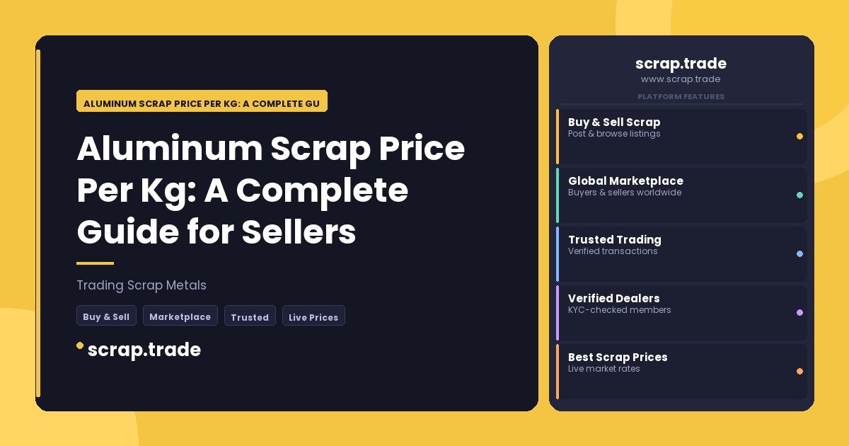 Aluminum Scrap Price Per Kg: A Complete Guide for Sellers - Aluminum Scrap Price Per Kg: A Complete Guide for Sellers