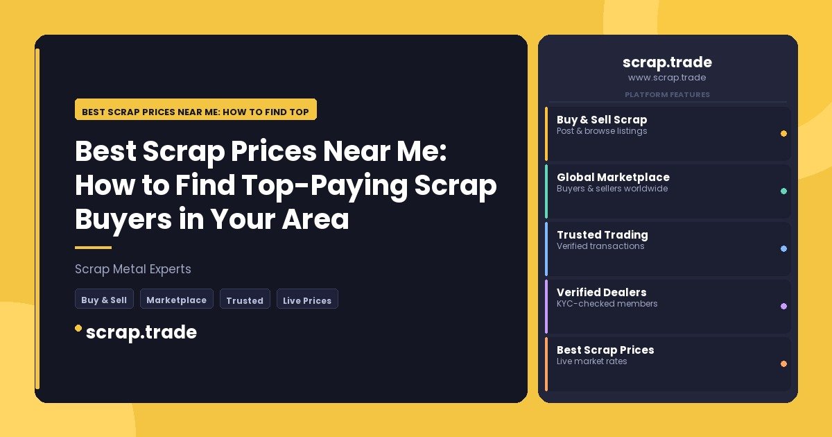 Best Scrap Prices Near Me: How to Find Top - Best Scrap Prices Near Me: How to Find Top