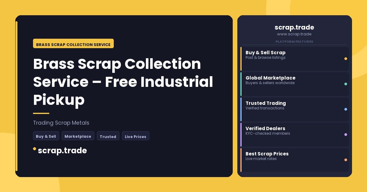 Brass Scrap Collection Service - Brass Scrap Collection Service