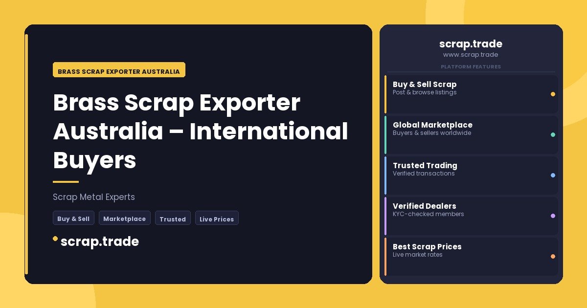 Brass Scrap Exporter Australia - Brass Scrap Exporter Australia