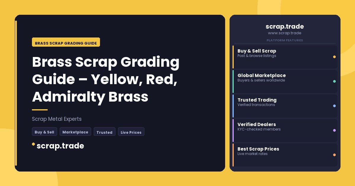 Brass Scrap Grading Guide - Brass Scrap Grading Guide