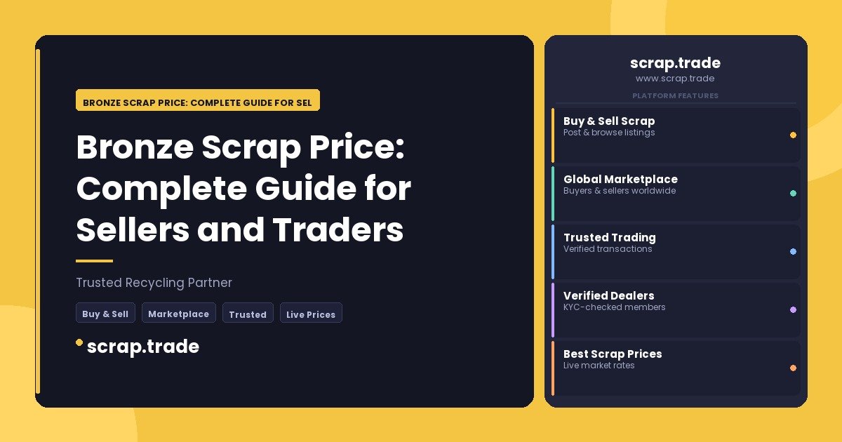 Bronze Scrap Price: Complete Guide for Sellers and Traders - Bronze Scrap Price: Complete Guide for Sellers and Traders