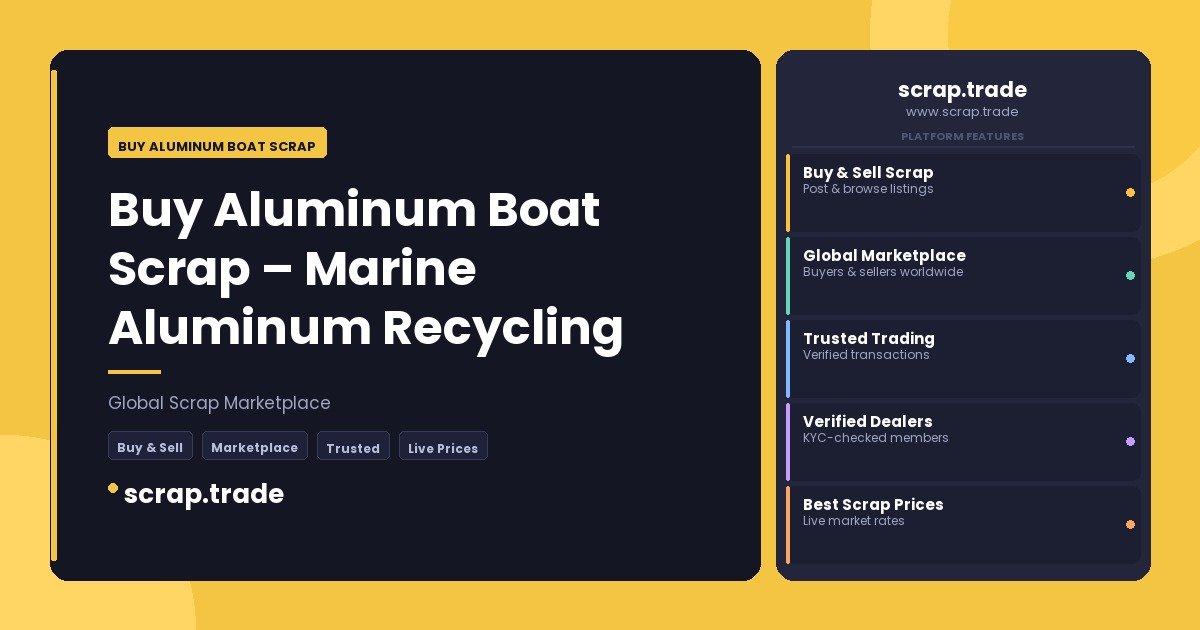 Buy Aluminum Boat Scrap - Buy Aluminum Boat Scrap