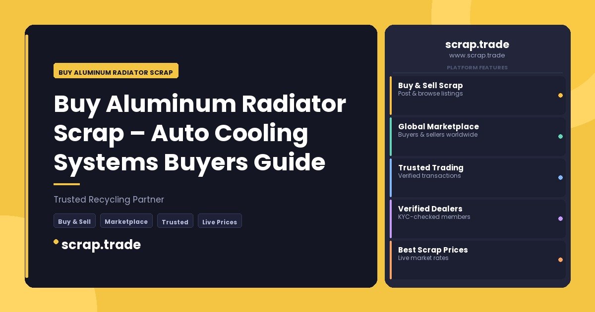 Buy Aluminum Radiator Scrap - Buy Aluminum Radiator Scrap