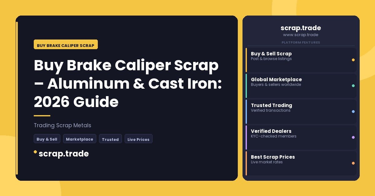 Buy Brake Caliper Scrap - Buy Brake Caliper Scrap