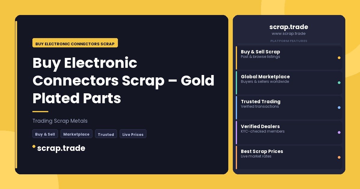 Buy Electronic Connectors Scrap - Buy Electronic Connectors Scrap