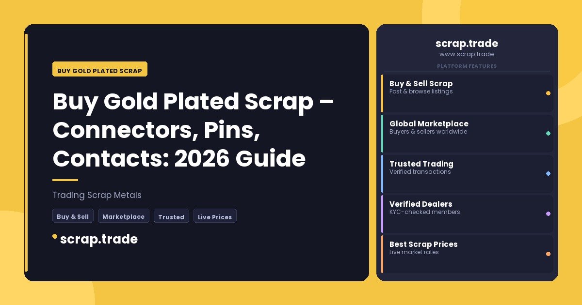 Buy Gold Plated Scrap - Buy Gold Plated Scrap