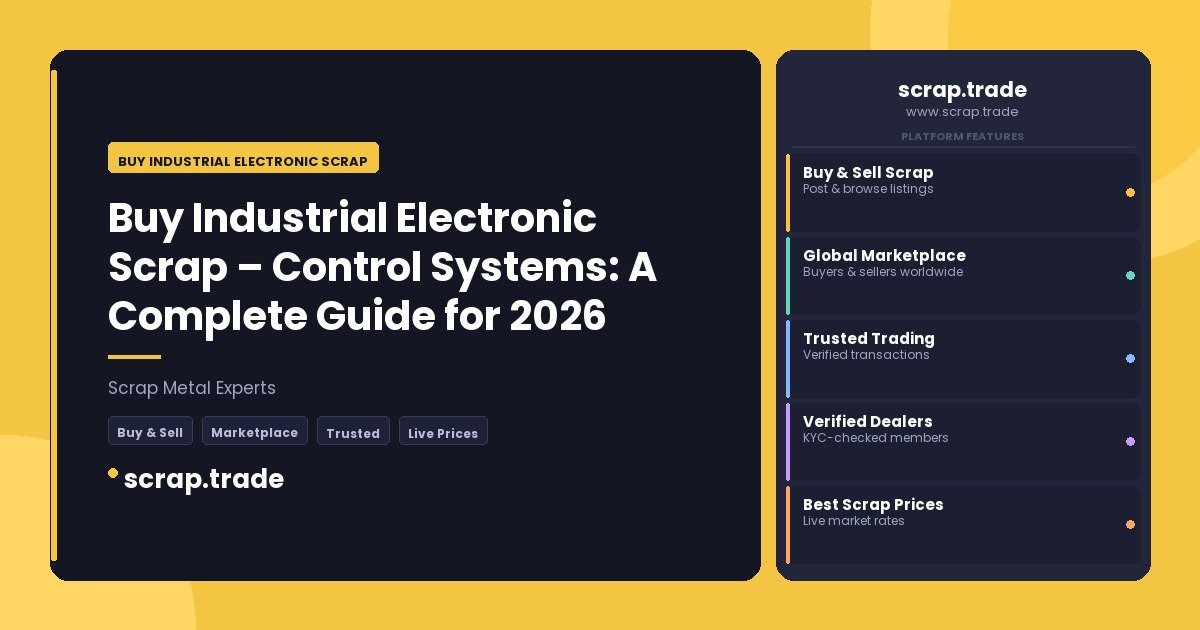 Buy Industrial Electronic Scrap - Buy Industrial Electronic Scrap