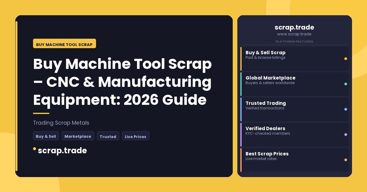 Buy Machine Tool Scrap - Buy Machine Tool Scrap