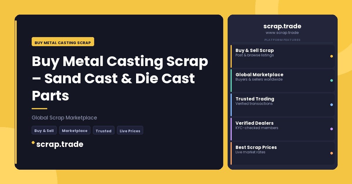 Buy Metal Casting Scrap - Buy Metal Casting Scrap