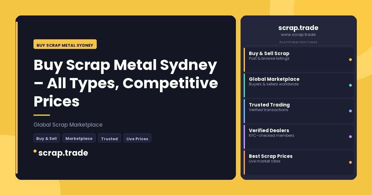 Buy Scrap Metal Sydney - Buy Scrap Metal Sydney
