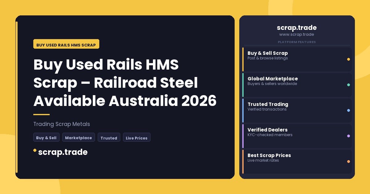 Buy Used Rails HMS Scrap - Buy Used Rails HMS Scrap