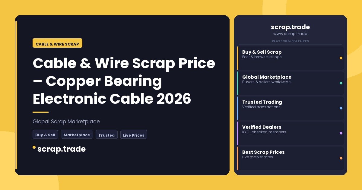 Cable & Wire Scrap - Cable & Wire Scrap