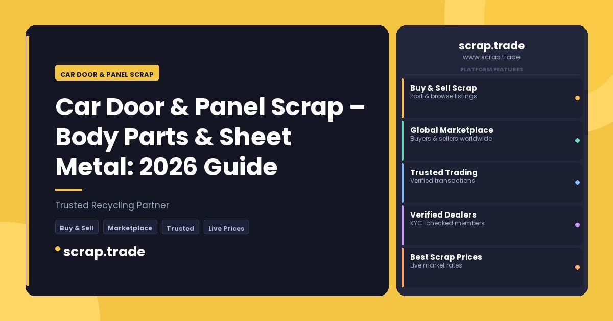 Car Door & Panel Scrap - Car Door & Panel Scrap