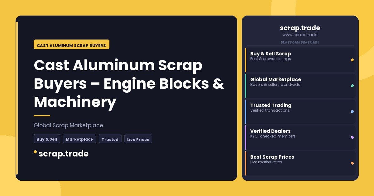 Cast Aluminum Scrap Buyers - Cast Aluminum Scrap Buyers