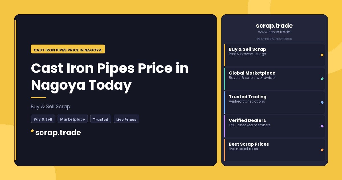 Cast Iron Pipes Price in Nagoya - Cast Iron Pipes Price in Nagoya