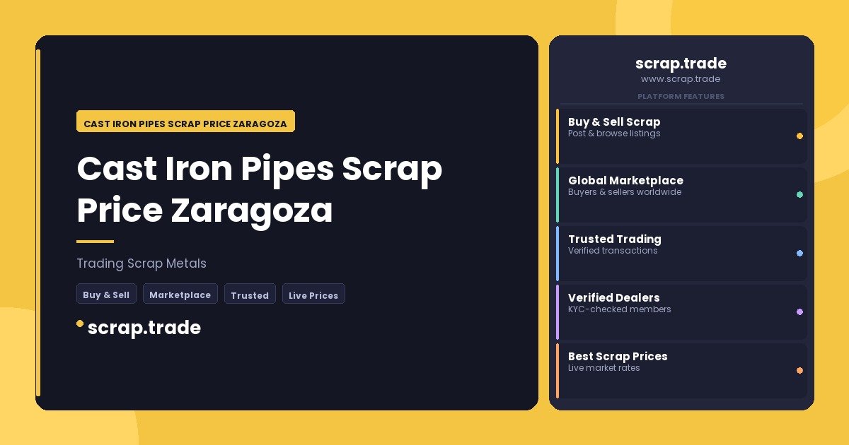 Cast Iron Pipes Scrap Price Zaragoza - Cast Iron Pipes Scrap Price Zaragoza