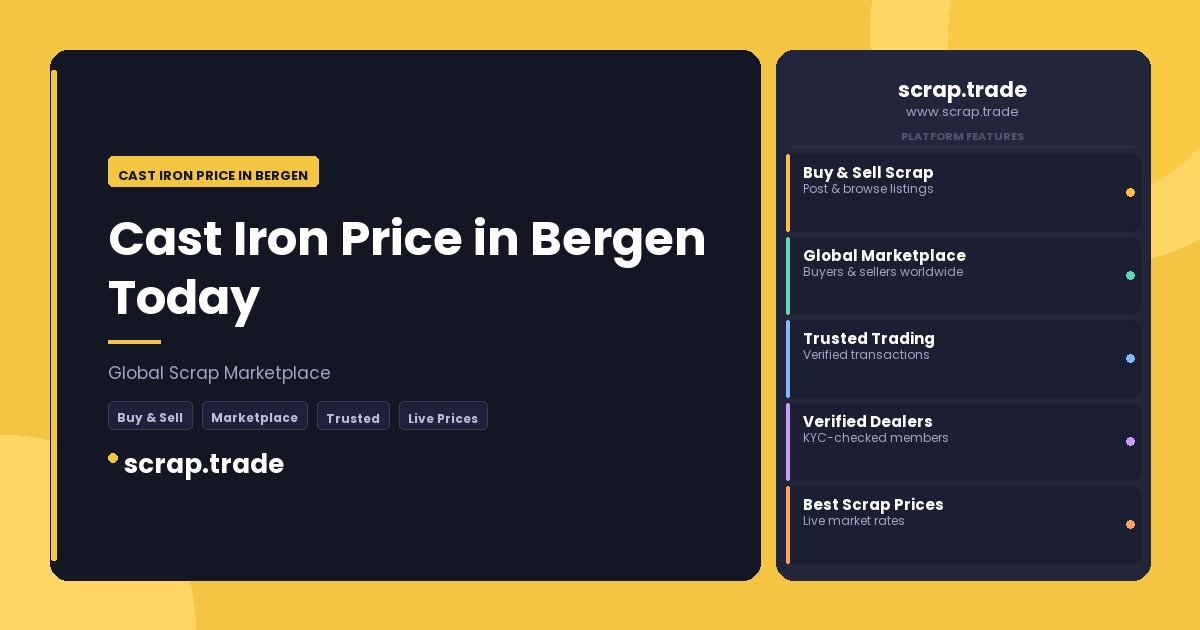Cast Iron Price in Bergen - Cast Iron Price in Bergen