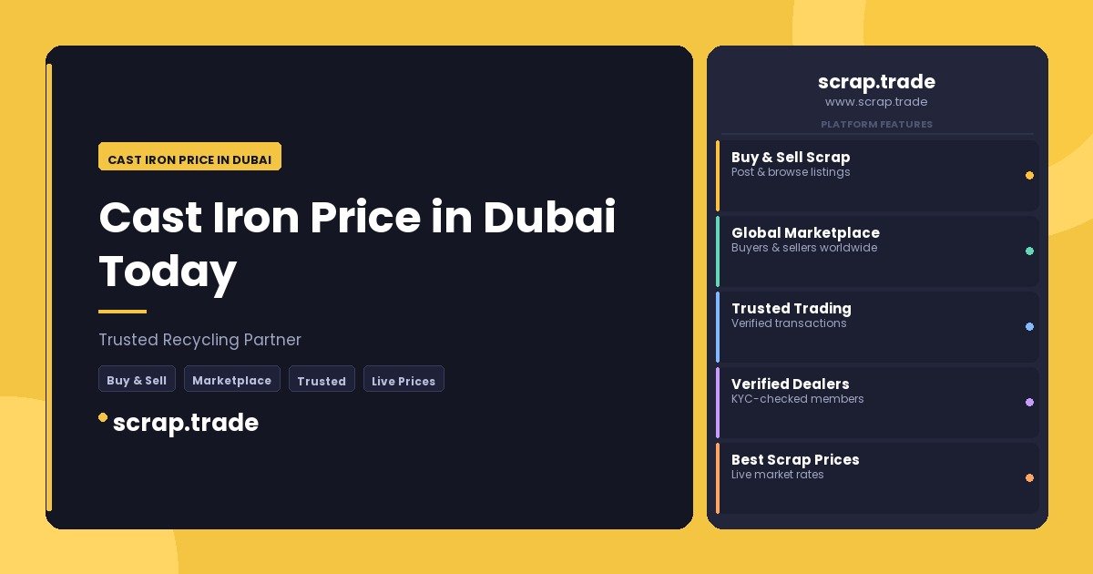 Cast Iron Price in Dubai - Cast Iron Price in Dubai