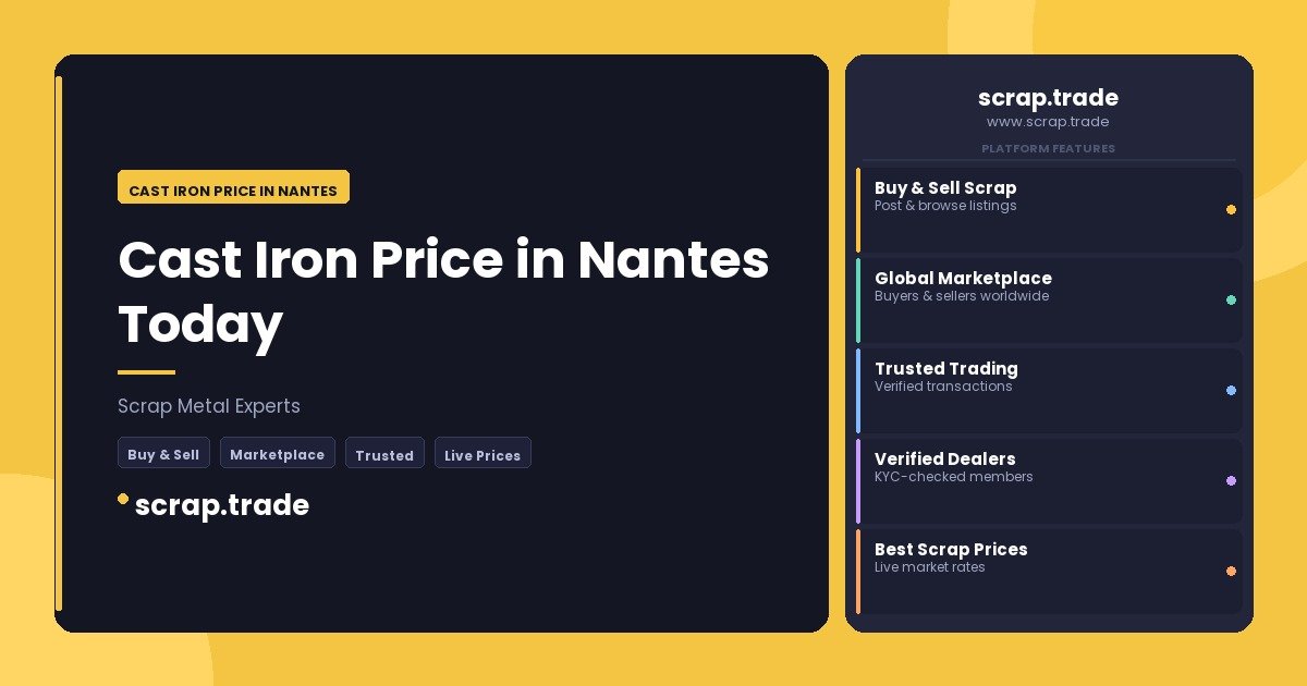 Cast Iron Price in Nantes - Cast Iron Price in Nantes