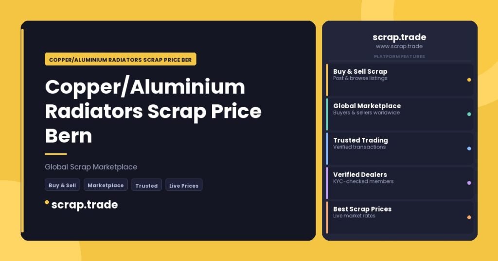 Copper/Aluminium Radiators Scrap Price Bern - Copper/Aluminium Radiators Scrap Price Bern