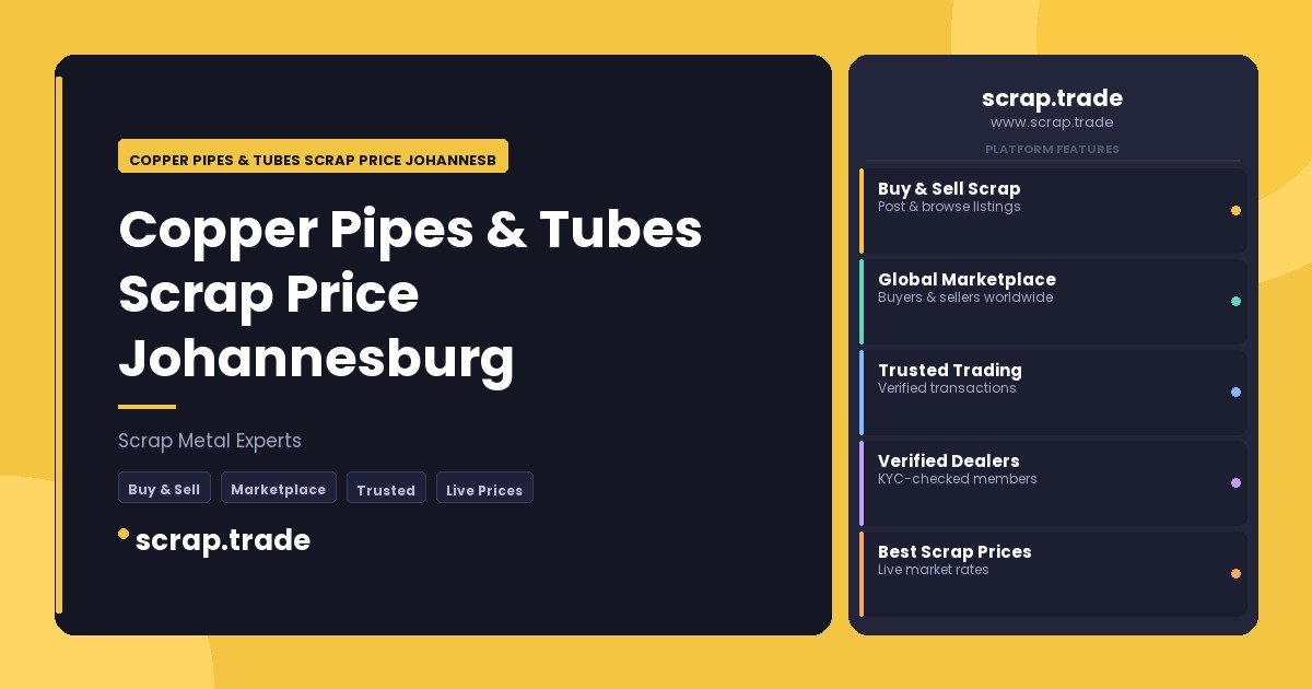 Copper Pipes & Tubes Scrap Price Johannesburg - Copper Pipes & Tubes Scrap Price Johannesburg