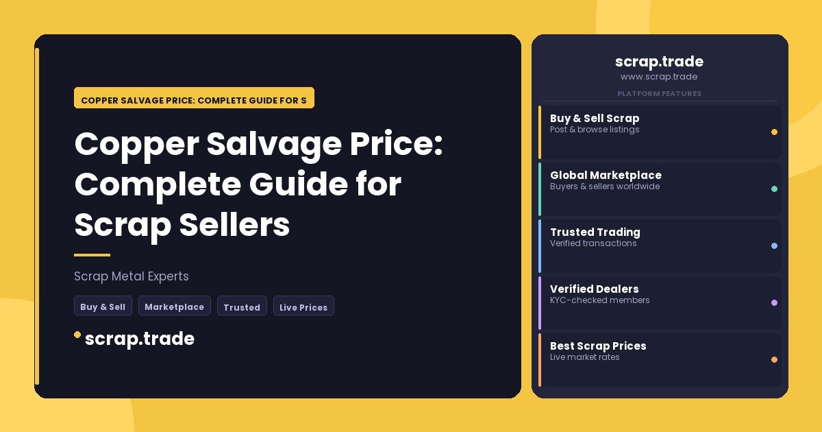Copper Salvage Price: Complete Guide for Scrap Sellers - Copper Salvage Price: Complete Guide for Scrap Sellers
