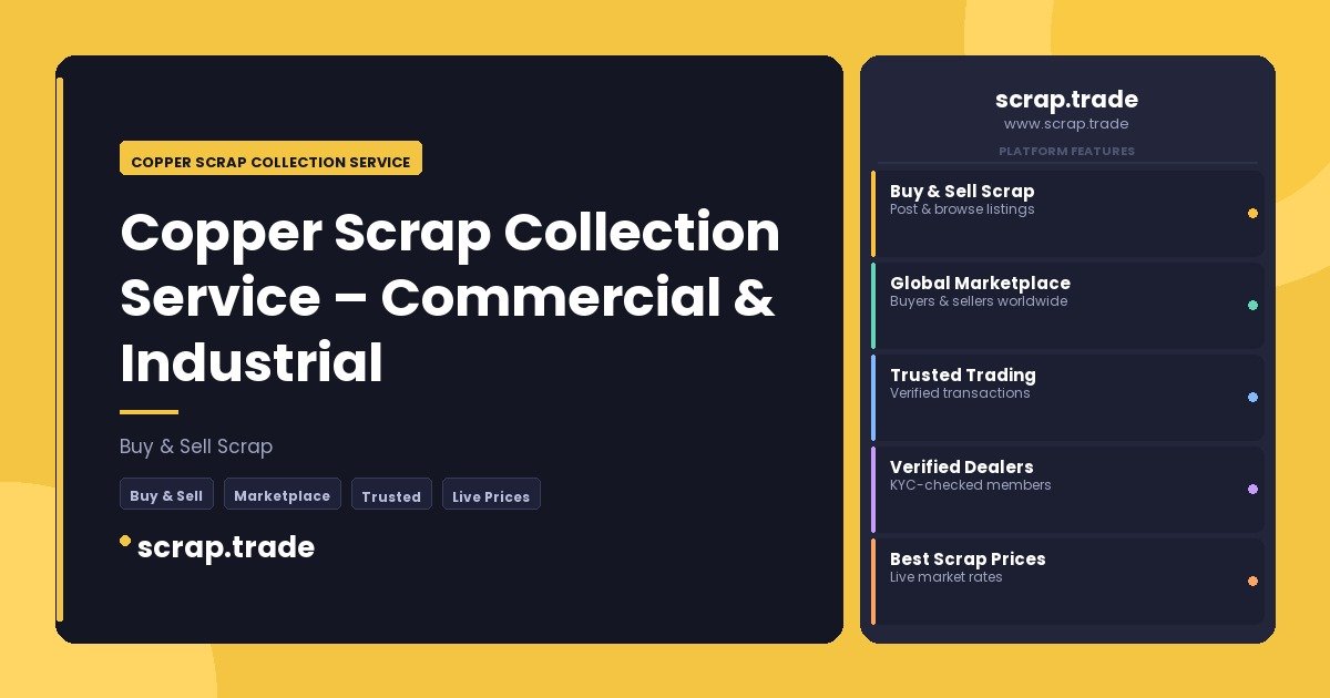 Copper Scrap Collection Service - Copper Scrap Collection Service