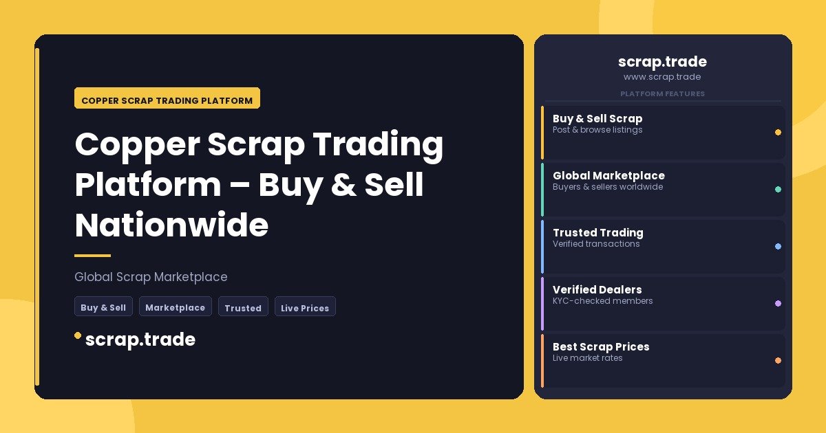 Copper Scrap Trading Platform - Copper Scrap Trading Platform