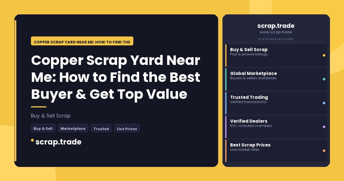 Copper Scrap Yard Near Me: How to Find the Best Buyer & Get Top Value - Copper Scrap Yard Near Me: How to Find the Best Buyer
