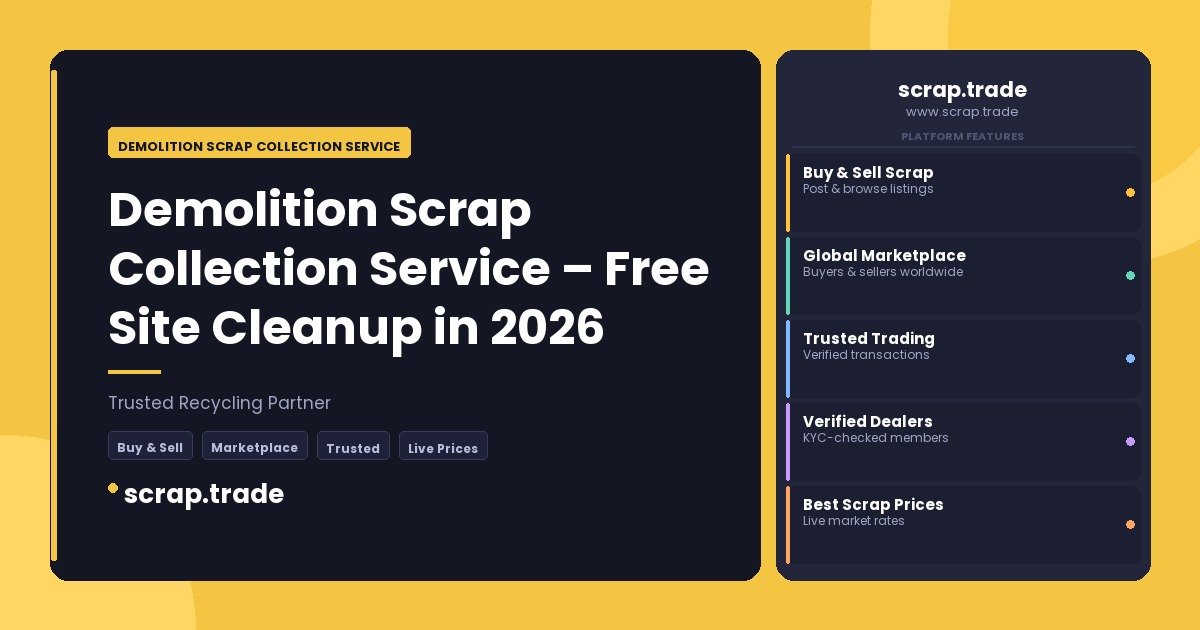 Demolition Scrap Collection Service - Demolition Scrap Collection Service
