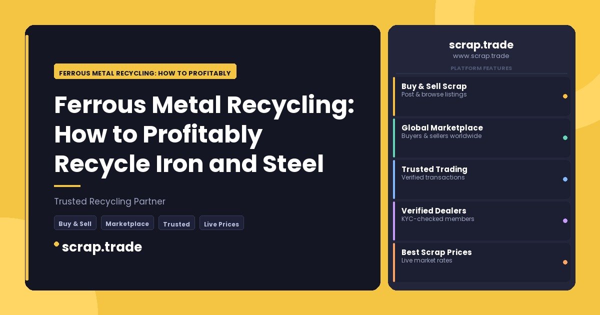 Ferrous Metal Recycling: How to Profitably Recycle Iron and Steel - Ferrous Metal Recycling: How to Profitably Recycle Iron a
