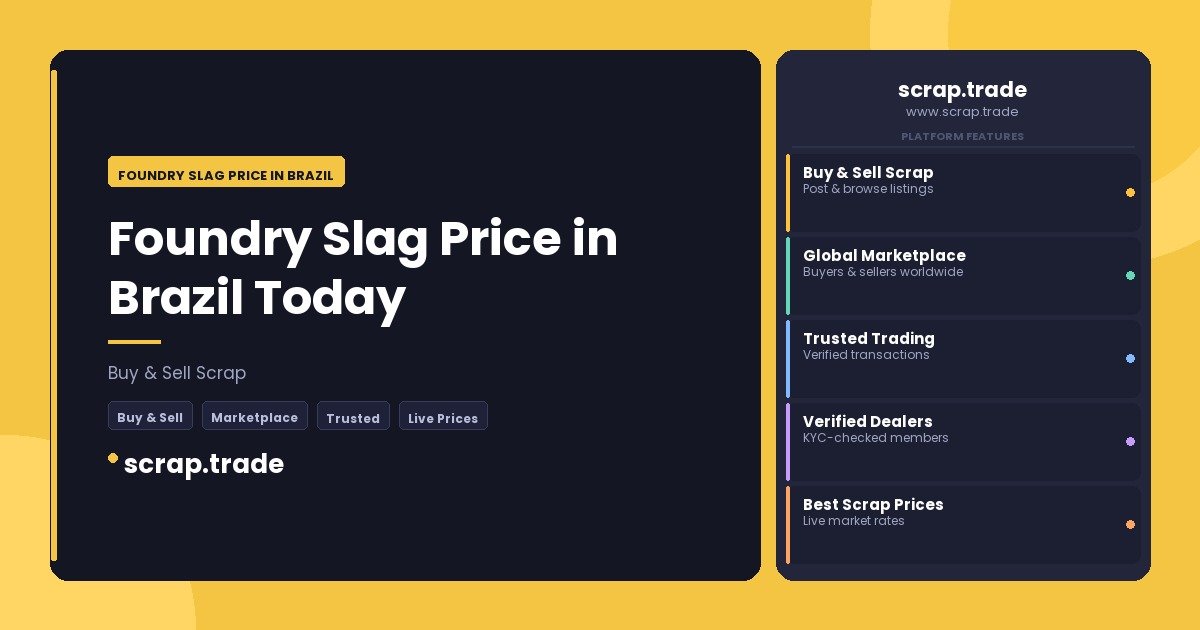 Foundry Slag Price in Brazil - Foundry Slag Price in Brazil